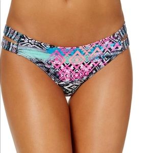 Tribal Print Bikini Swim Bottom NWT